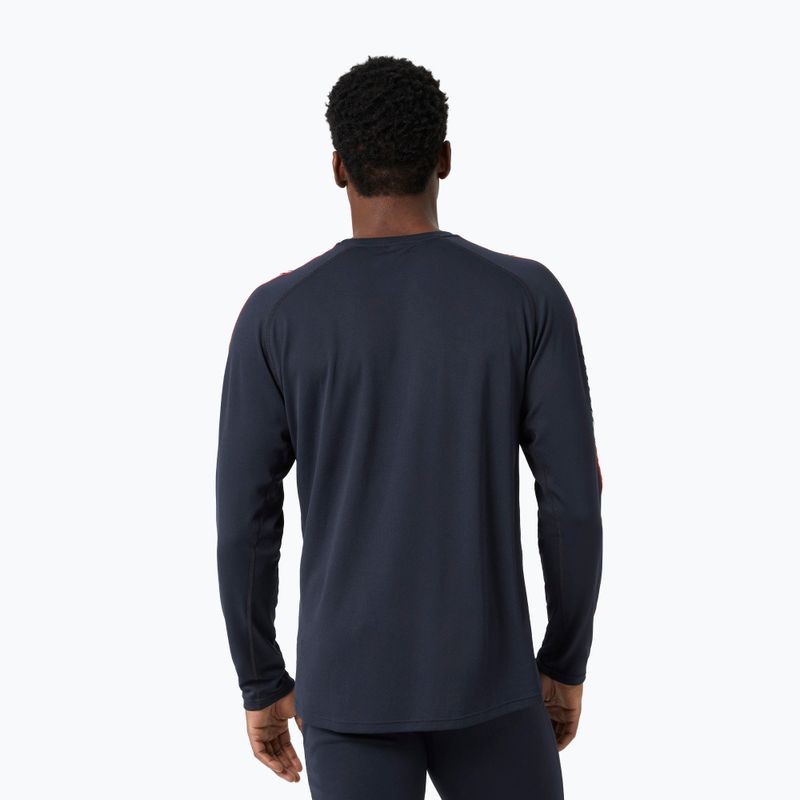 Bluza termoaktywna męska Helly Hansen Lifa Active Stripe Crew navy 2