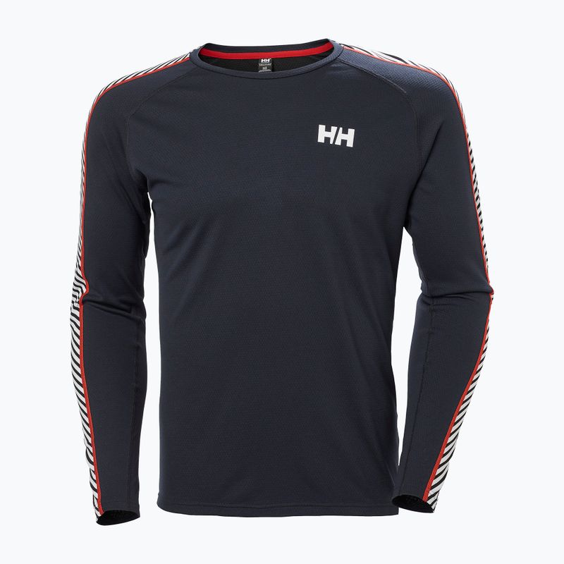 Bluza termoaktywna męska Helly Hansen Lifa Active Stripe Crew navy 9
