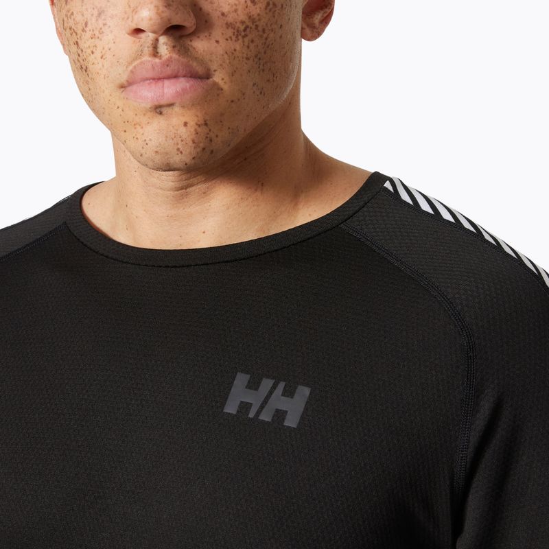Bluza termoaktywna męska Helly Hansen Lifa Active Stripe Crew black 3