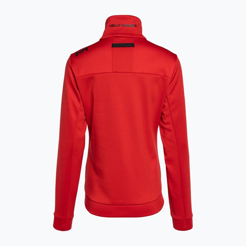 Bluza żeglarska damska Helly Hansen Crew Fleece red 2