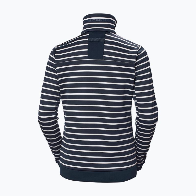 Bluza żeglarska damska Helly Hansen Crew Fleece navy stripe 2