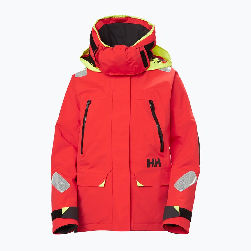 Kurtka żeglarska damska Helly Hansen Skagen Offshore alert red 10