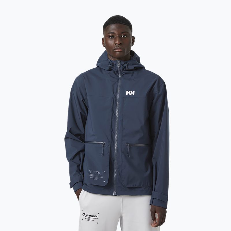 Kurtka przeciwdeszczowa męska Helly Hansen Move Hooded Rain navy