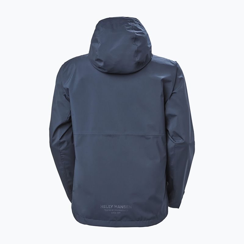 Kurtka przeciwdeszczowa męska Helly Hansen Move Hooded Rain navy 8