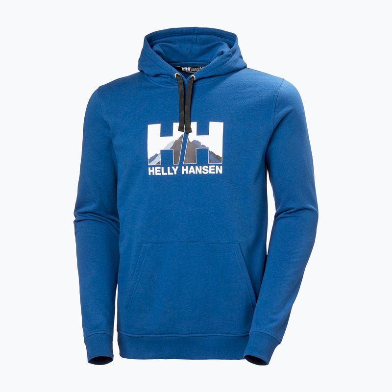 Bluza męska Helly Hansen Nord Graphic Pull Over Hoodie deep fjord/606 5