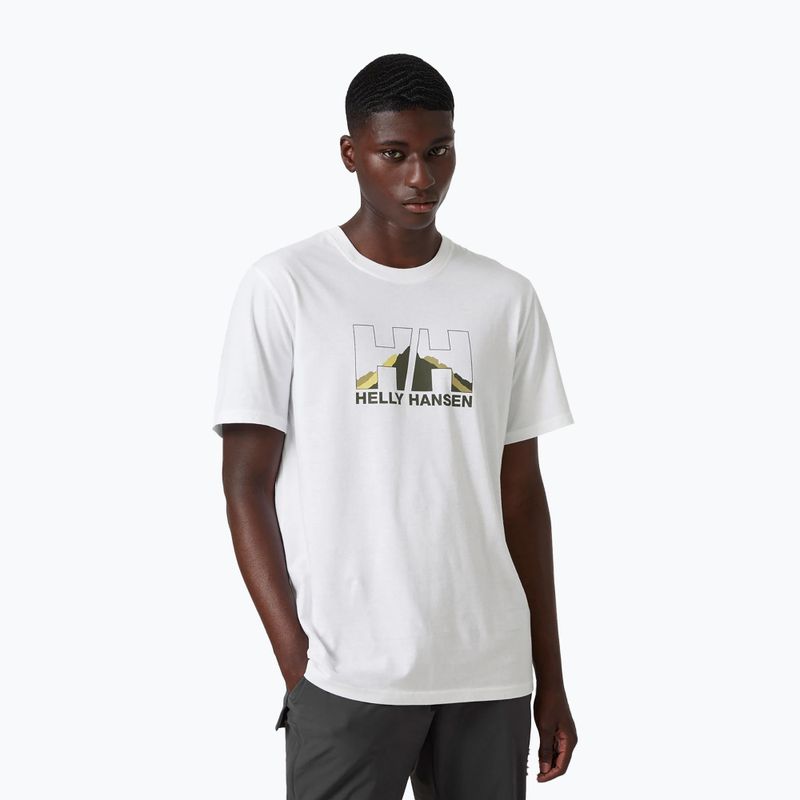 Koszulka męska Helly Hansen Nord Graphic white