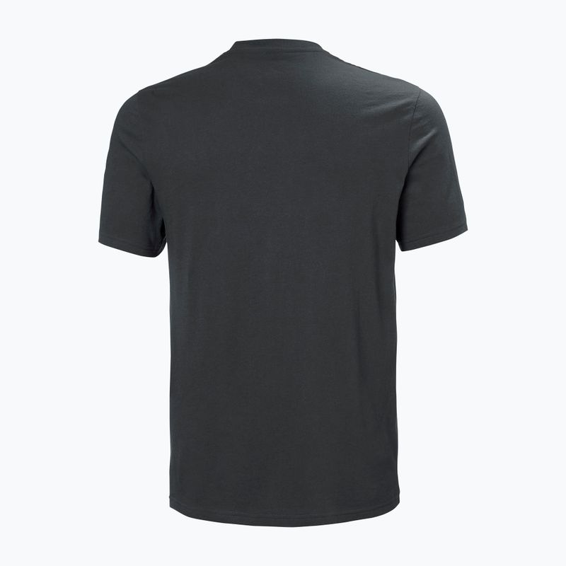 Koszulka męska Helly Hansen Nord Graphic ebony logo 6