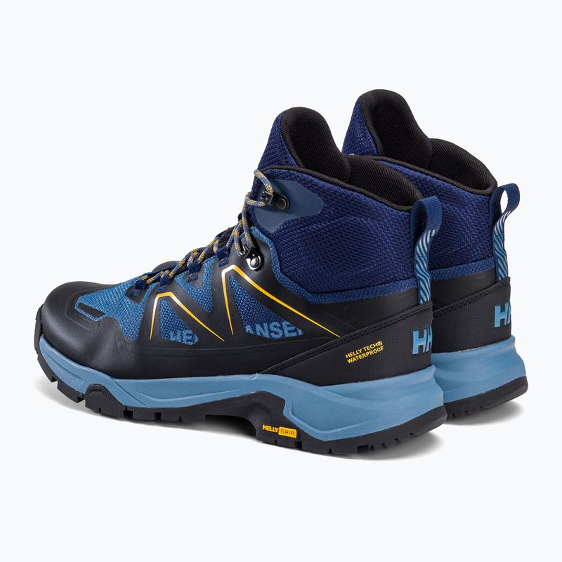 Buty trekkingowe męskie Helly Hansen Cascade HellyTech Waterproof Mid Cut Hiking blue fog/phantom 3