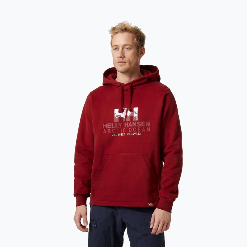 Bluza męska Helly Hansen Arctic Ocean Hoodie oxblood