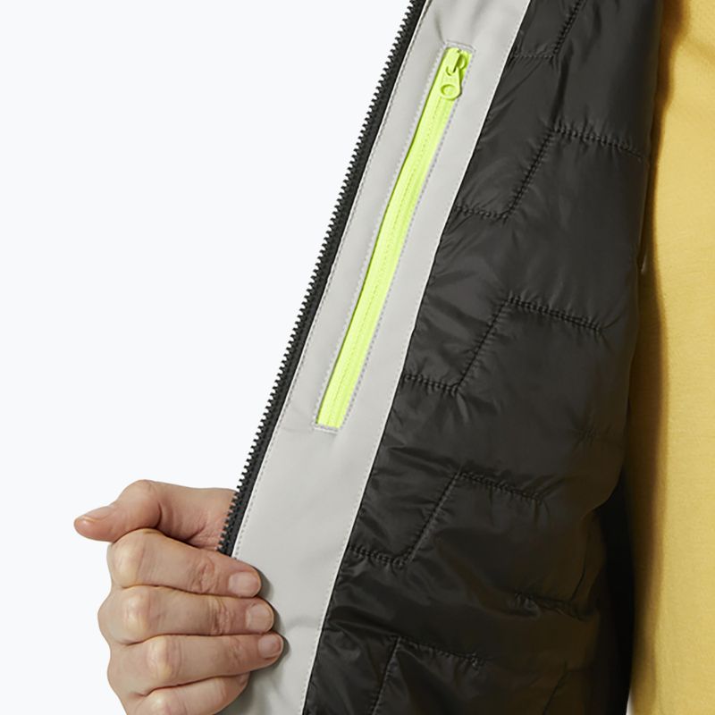 Kurtka żeglarska damska Helly Hansen Hp Racing Lifaloft Hooded mellow grey 4
