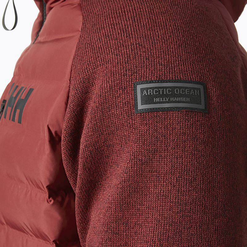 Kurtka żeglarska męska Helly Hansen Arctic Ocean Hybrid Insulator oxblood 5