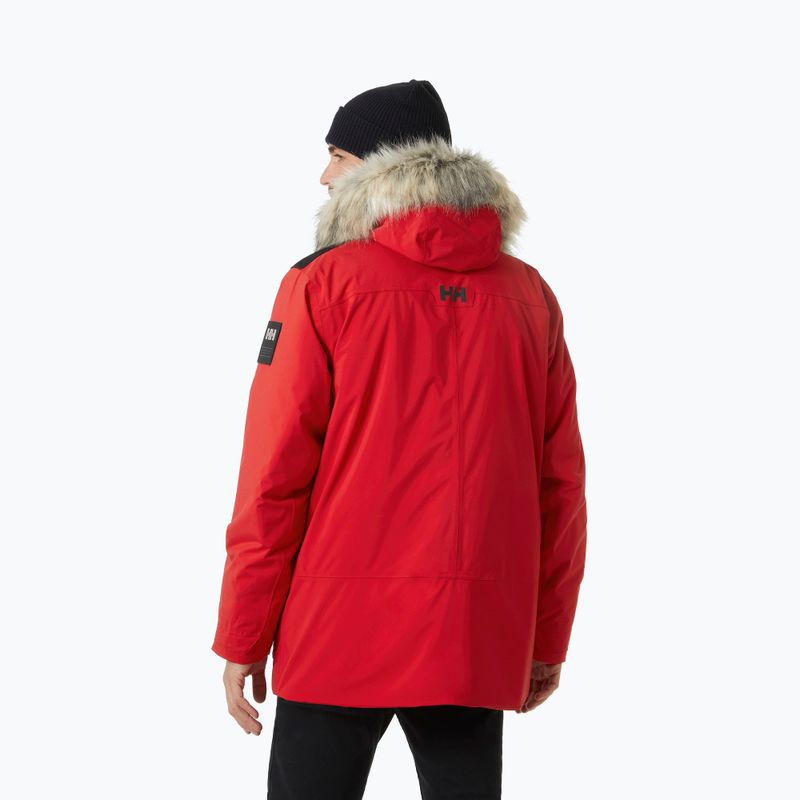 Kurtka zimowa męska Helly Hansen Reine Parka red 2