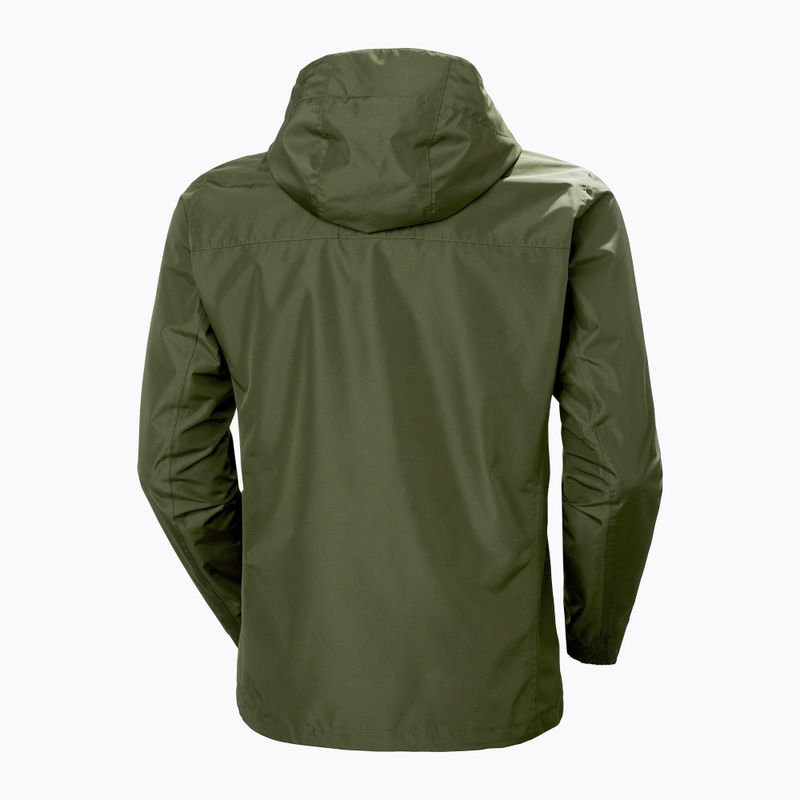 Kurtka przeciwdeszczowa męska Helly Hansen Dubliner utility green 2