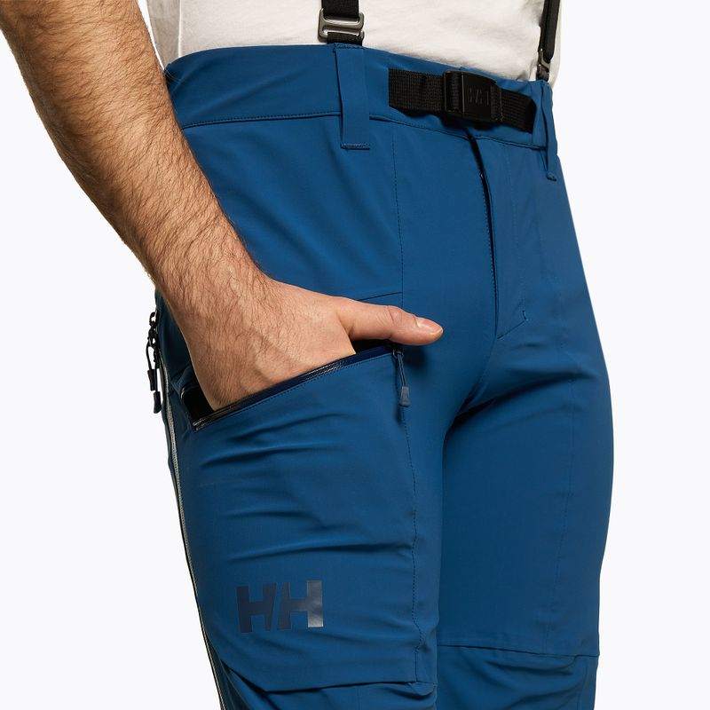 Spodnie narciarskie męskie Helly Hansen Verglas Backcountry Ski Shell deep fjord 4