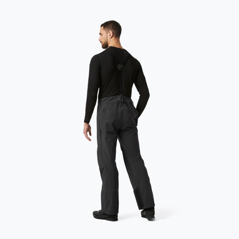 Spodnie narciarskie męskie Helly Hansen Verglas Backcountry Ski Shell ebony 2