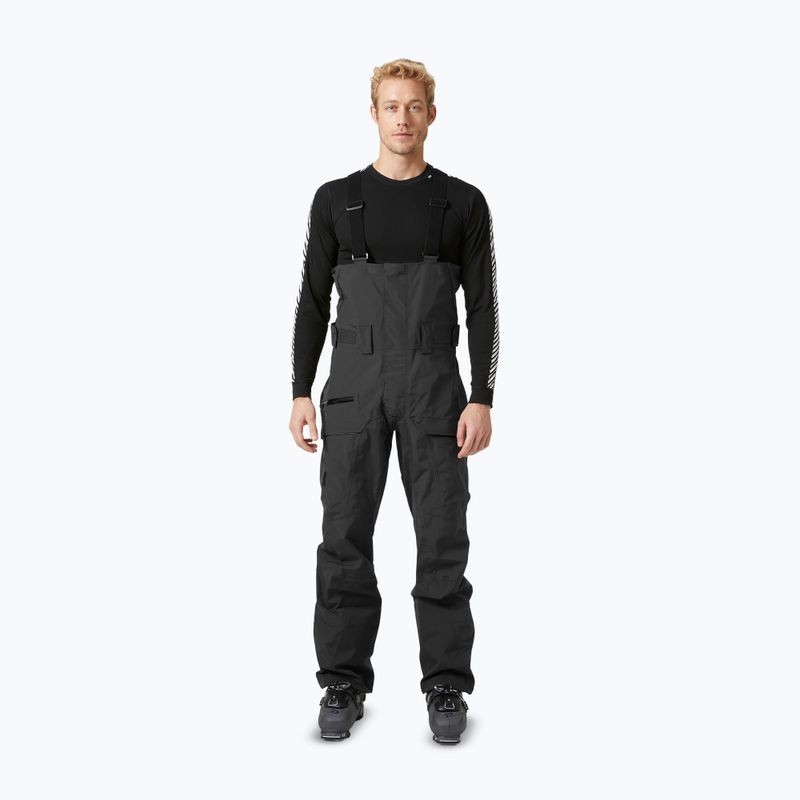 Spodnie narciarskie męskie Helly Hansen Sogn Bib Shell black