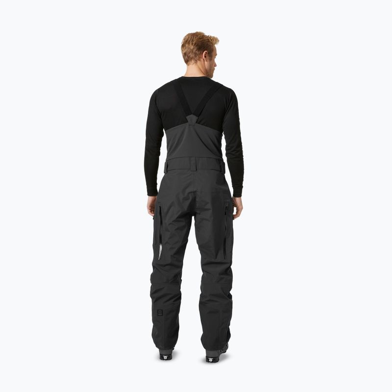 Spodnie narciarskie męskie Helly Hansen Sogn Bib Shell black 2