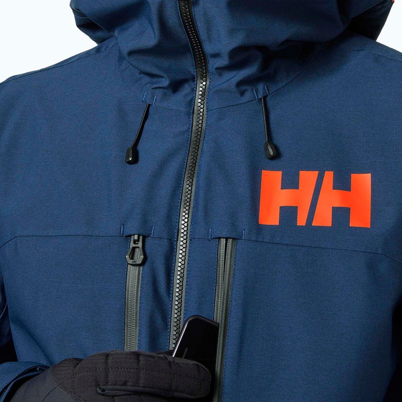 Kurtka narciarska męska Helly Hansen Garibaldi 2.0 ocean melange 4
