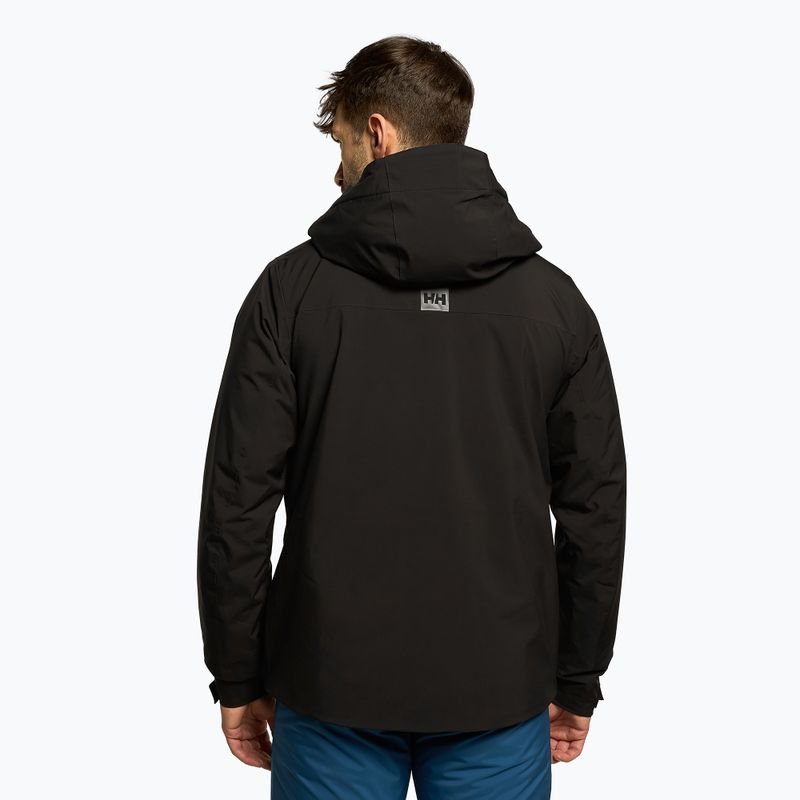 Kurtka narciarska męska Helly Hansen Alpine Insulated black/silver 3