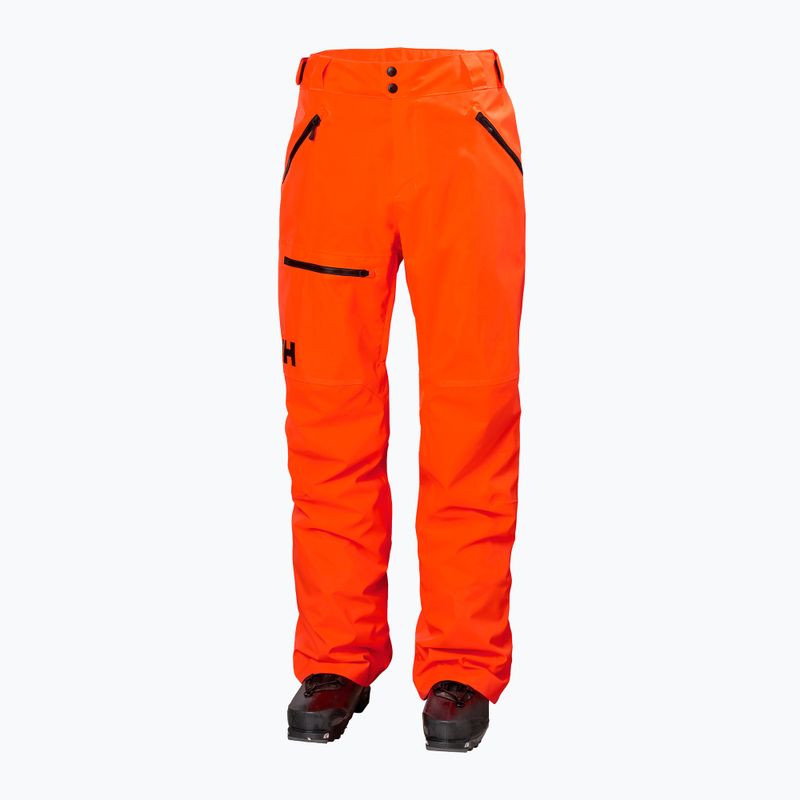 Spodnie narciarskie męskie Helly Hansen Sogn Cargo neon orange 5