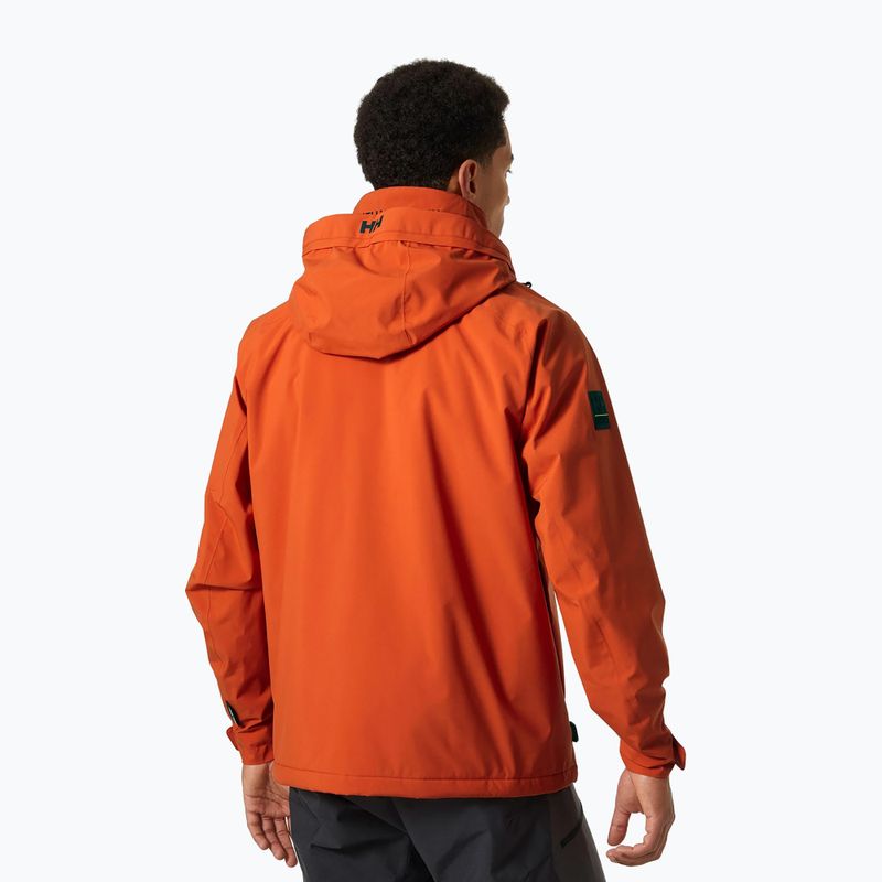 Kurtka żeglarska męska Helly Hansen Hp Racing Lifaloft Hooded patrol orange 2