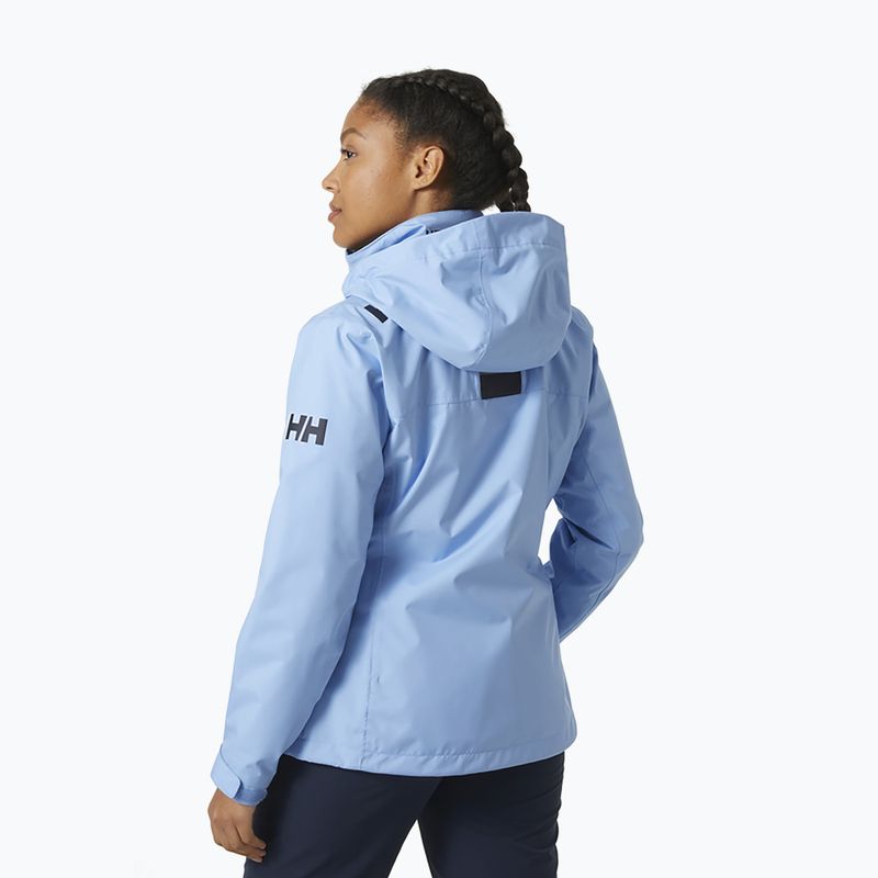 Kurtka żeglarska damska Helly Hansen Crew Hooded Midlayer bright blue 2