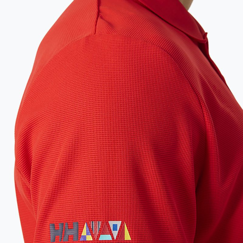 Koszulka polo męska Helly Hansen Ocean Polo alert red 4