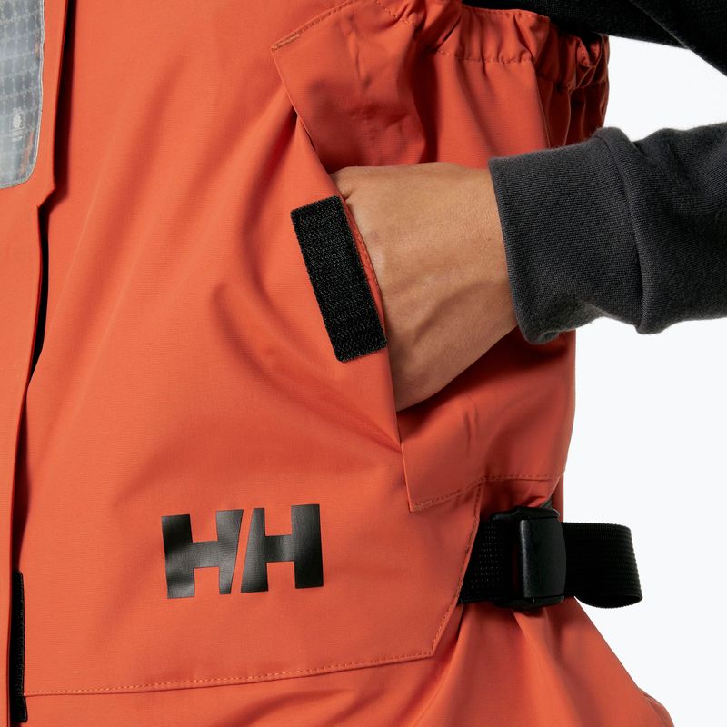 Spodnie żeglarskie damskie Helly Hansen Skagen Offshore Bib terracotta 4