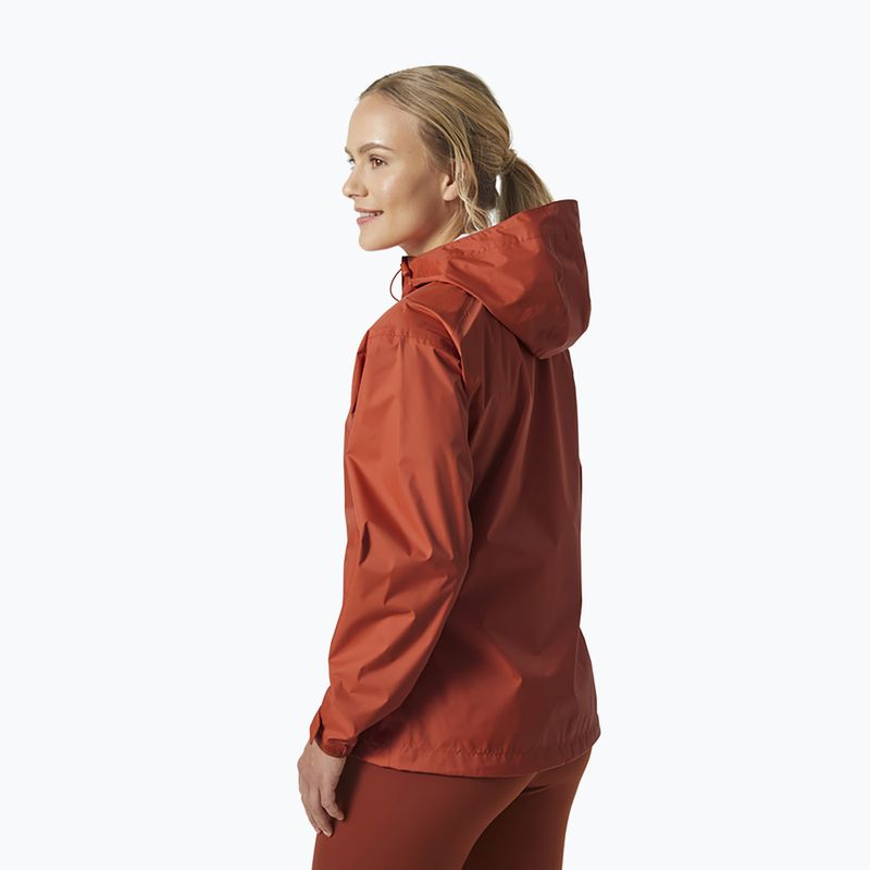 Kurtka przeciwdeszczowa damska Helly Hansen Loke terracotta 2