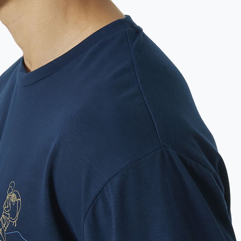 Koszulka męska Helly Hansen Skog Recycled Graphic ocean 3