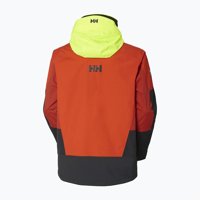 Kurtka żeglarska męska Helly Hansen Newport Coastal patrol orange 8