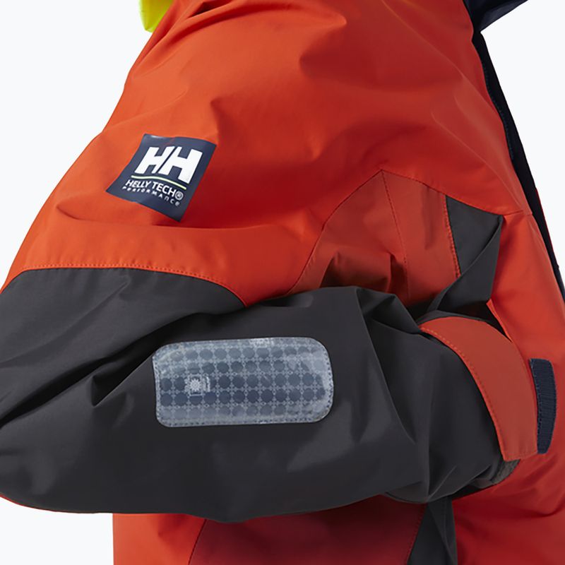 Kurtka żeglarska męska Helly Hansen Newport Coastal patrol orange 4