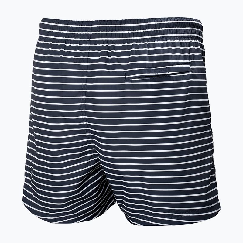 Szorty kąpielowe męskie Helly Hansen Newport Trunk navy stripe 2