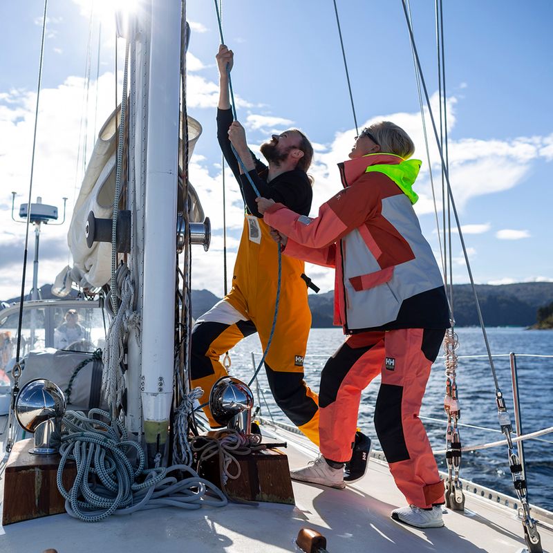 Spodnie żeglarskie damskie Helly Hansen Newport Coastal Bib peach echo 10