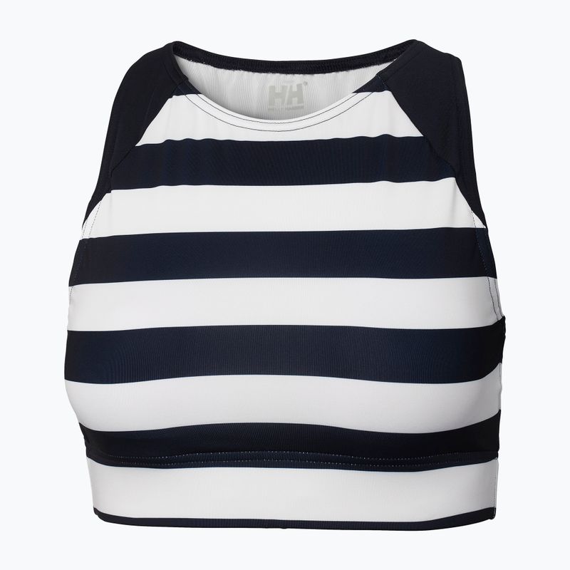 Góra od stroju kąpielowego Helly Hansen HP Cropped Top navy stripe