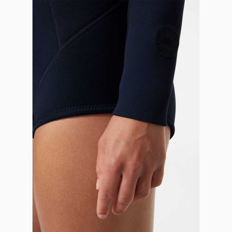 Pianka do pływania damska Helly Hansen Waterwear Long Sleeve Spring Wetsuit 1,5 mm navy stripe 6