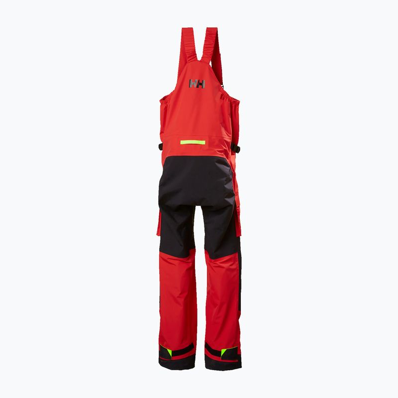 Spodnie żeglarskie męskie Helly Hansen Aegir Race Bib alert red 8