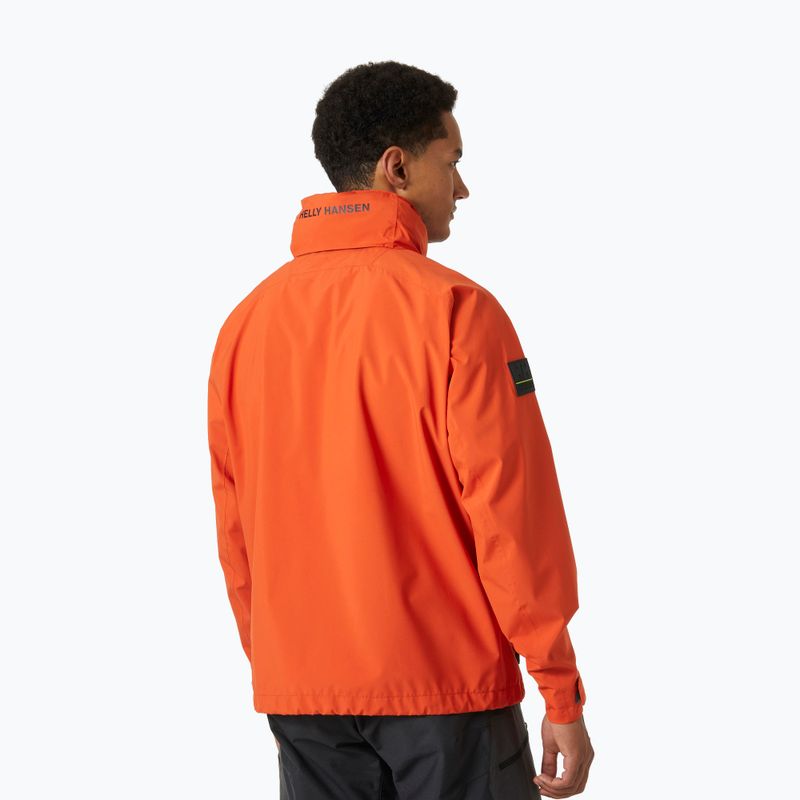 Kurtka żeglarska męska Helly Hansen HP Racing Hooded patrol orange 2