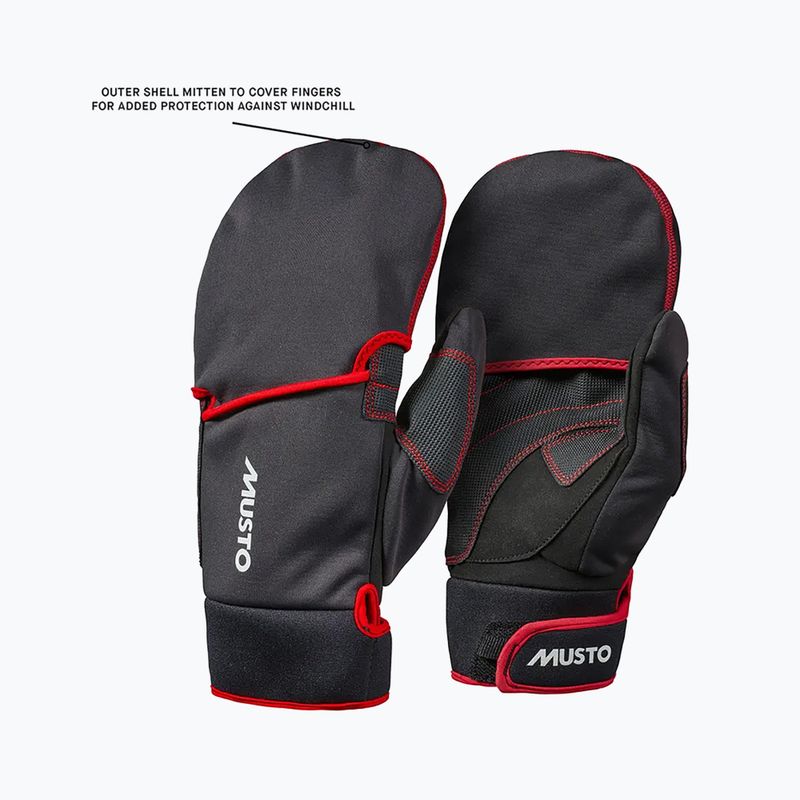 Rękawiczki żeglarskie Musto Performance Winter 2.0 black 2