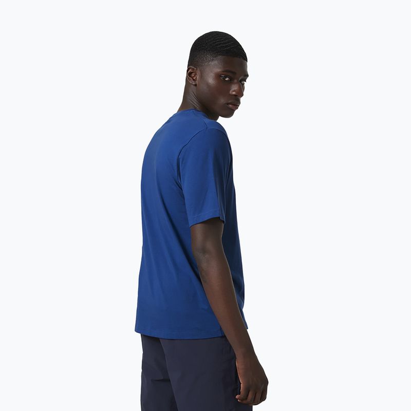 Koszulka męska Helly Hansen F2F Organic Cotton 2.0 deep fjord 2