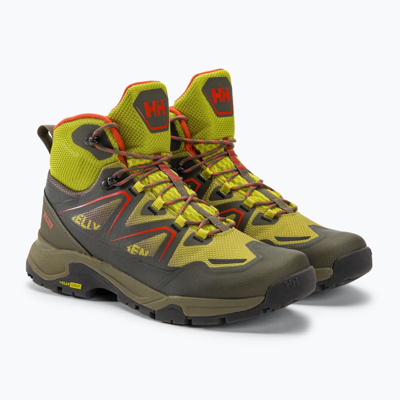 Buty trekkingowe męskie Helly Hansen Cascade Mid HT neon moss/utility green 5