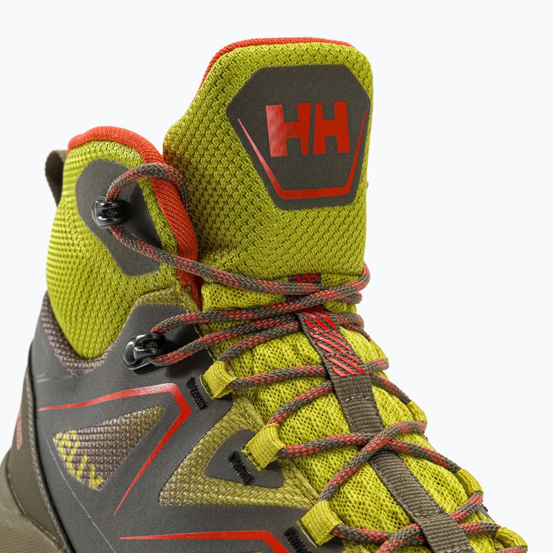 Buty trekkingowe męskie Helly Hansen Cascade Mid HT neon moss/utility green 10