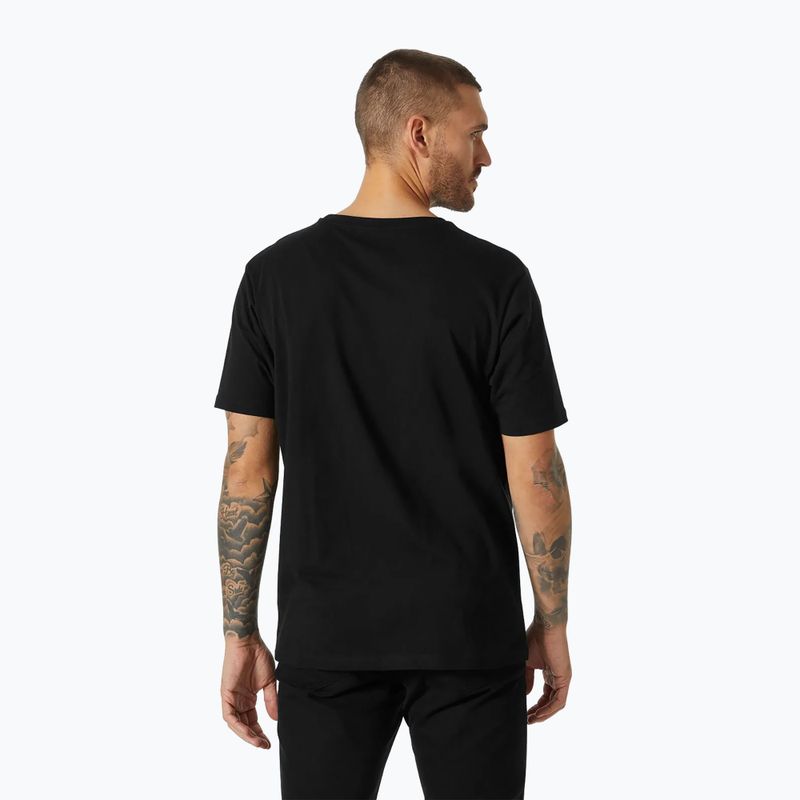 Koszulka męska Helly Hansen HH Logo black 2