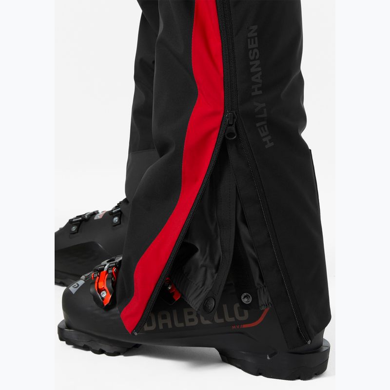 Spodnie narciarskie męskie Helly Hansen World Cup Insulated Full-Zip black aca 5