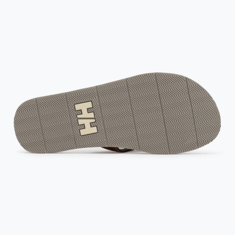 Japonki męskie Helly Hansen Seasand 2 Leather Sandals espresso/fallen rock 4