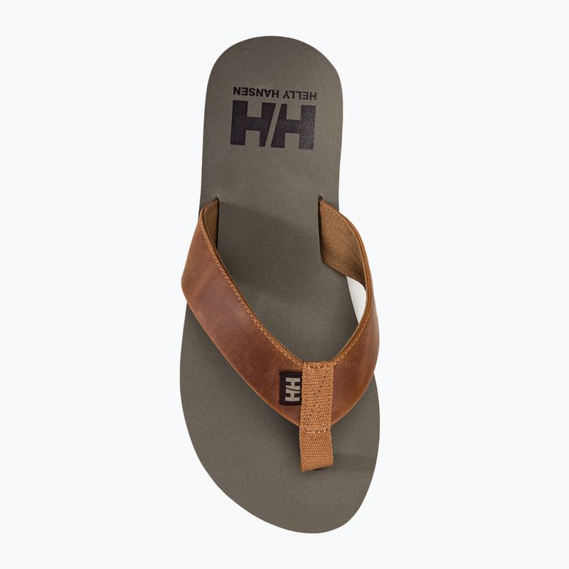 Japonki męskie Helly Hansen Seasand 2 Leather Sandals honey wheat 5