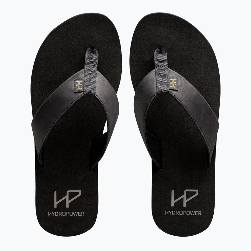 Japonki męskie Helly Hansen Seasand 2 Leather Sandals black/fallen rock 5