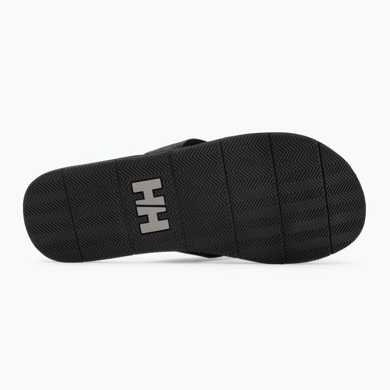 Japonki męskie Helly Hansen Seasand 2 Leather Sandals black/fallen rock 4