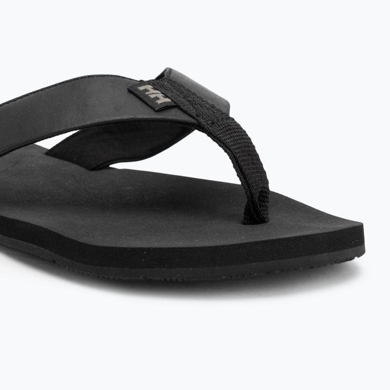 Japonki męskie Helly Hansen Seasand 2 Leather Sandals black/fallen rock 7