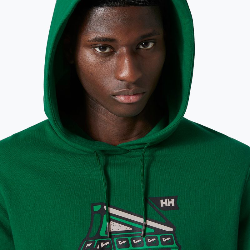 Bluza męska Helly Hansen F2F Organic Cotton Hoodie malachite/488 3